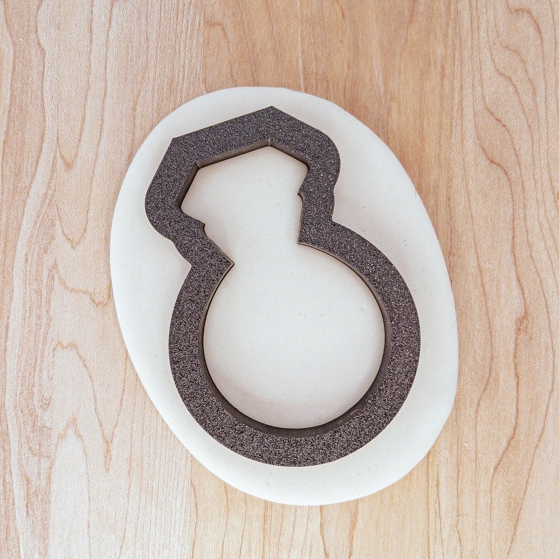 Engagement Ring Cookie Cutter Version 2 Cookie for Fondant Clay Dough, Wedding Ring Shape for Bridal Shower Baking, Proposal and Engagement Party Tool Made in India - Image 2