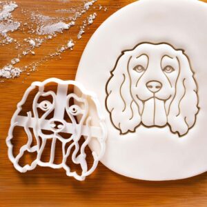 Working Cocker Spaniel Face Cookie Cutter | Create Adorable Dog Treats for Doggy Parties and Pet-Themed Events (ONLY FACE)