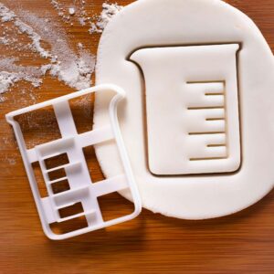 Beaker Cookie Cutter | Science-Themed Biscuit Cutter for Laboratory Party Treats, Educational Events, and Geeky Baking (ONLY BEAKER)