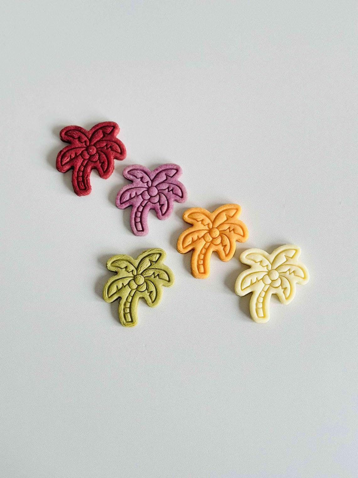 Black Palm Tree Cookie Cutter cookie Tropical Palm Tree Cookie Cutter Stamp Set Summer Tree Shape Fondant Molds for Cookies Pastries Cupcakes Biscuits Dessert Baking Tool for Beach - Image 2