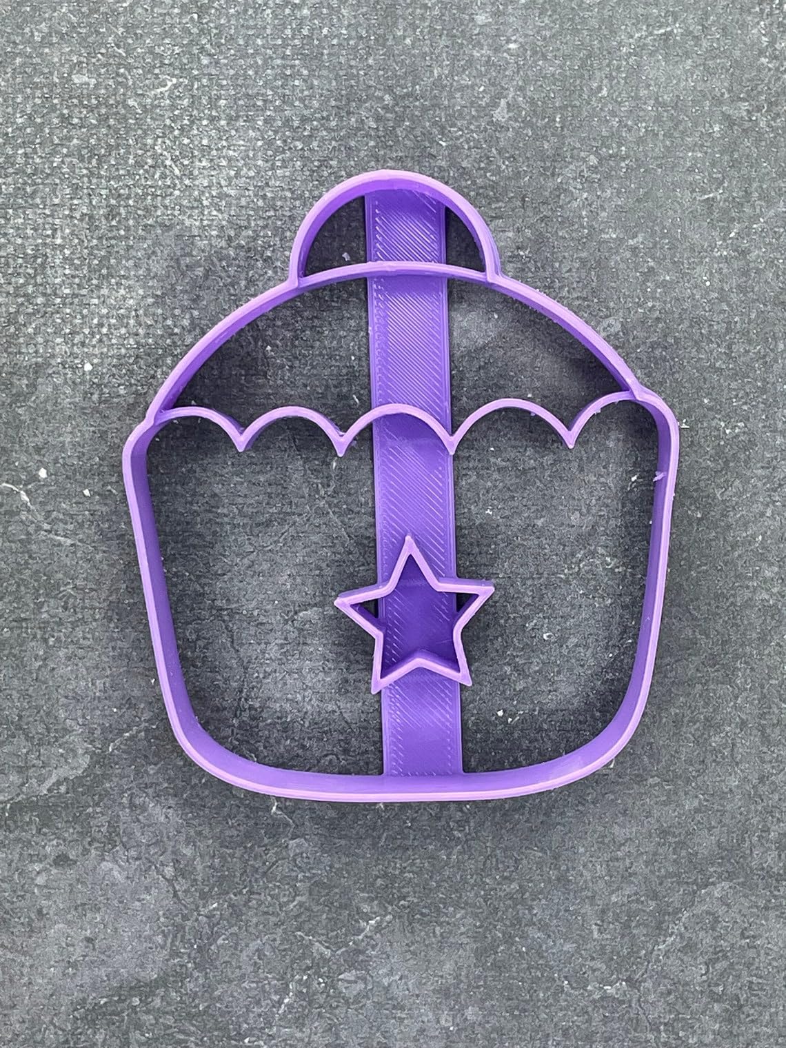 Star Cupcake Cookie Cutter for Shortbread Cookies Pastry Sugar Paste Dough Cake Decoration Star Topped Cupcake Shape Baking Tool for Birthday Party Dessert Table Homemade Treats - Image 3