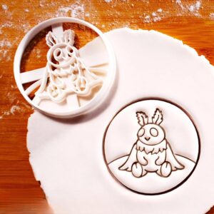 Cute Mothman Resting Cookie Cutter | DIY Cake Biscuit Cookie Cutter | Kitchen Cooking Decoration Tool (Pack of 1)