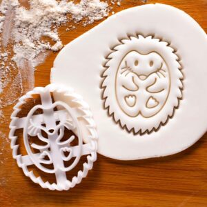 Hedgehog Profile Cookie Cutter | Cute Woodland Animal Biscuit Cutter for Baby Showers, Kids' 1st Birthday Parties, Nature-Themed Baking, and Forest Spiny Mammal Treats (ONLY ONE)