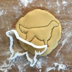 Black English Setter Face Cookie Cutter cookie Dog Shape Baking Tool For Dog Biscuit Cookies Fondant Clay Crafts English Setter Lover Gift For Mom Dog Party Favor
