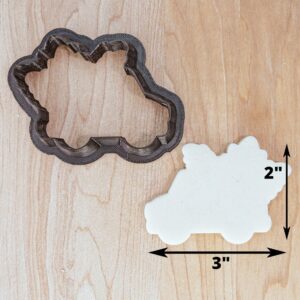 Pickup Truck with Pumpkin Cookie Cutter Cookie for Fondant Clay Dough, Fall Harvest Thanksgiving Theme Baking and Craft Tool, Autumn Decor Cookie Cutter Made in India