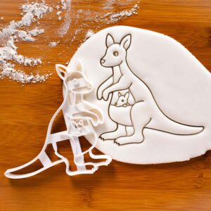 Cute Kangaroo Mainland Australia Cookie Cutter | Biscuit Cutter for Baking and Clay Crafting (Only Kangaroo)
