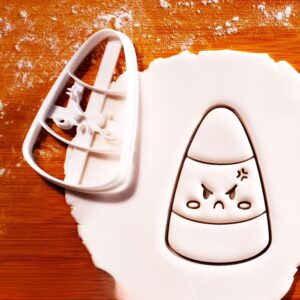 Angry Candy Corn Cookie Cutter | DIY Cake Biscuit Cookie Cutter | Kitchen Cooking Decoration Tool (Pack of 1)