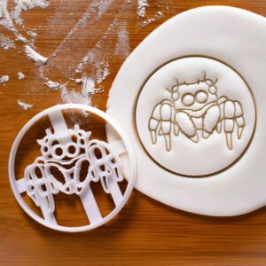 Jumping Spider Cookie Cutter | Halloween Biscuit Cutter for Creepy Crawlers, Spooky Spider Treats, and Festive Baking Decorations (ONLY JUMPING SPIDER)