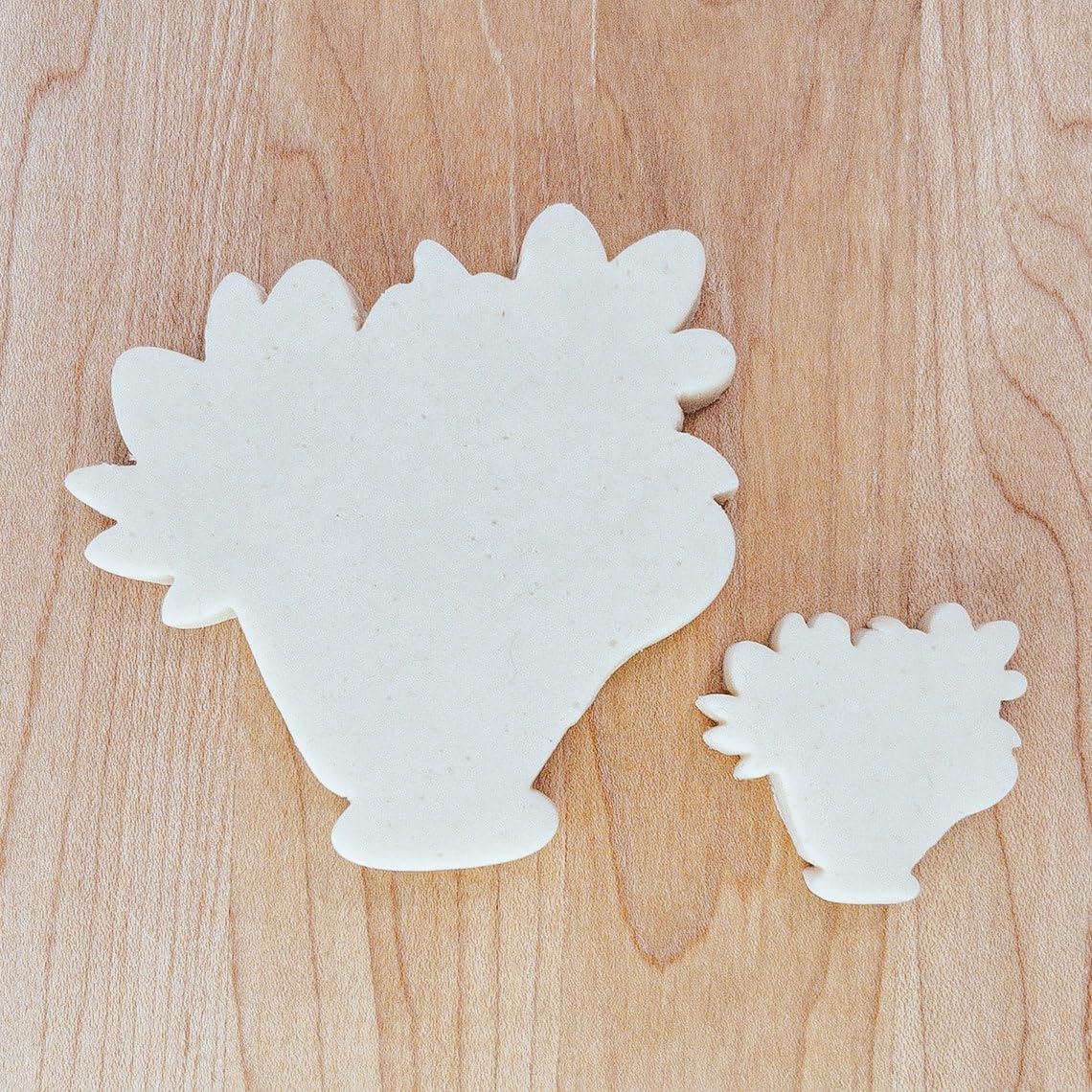 Flowers in Teacup Cookie Cutter Cookie for Fondant, Clay, Dough Outline of Floral Bouquet in Cup, Garden Tea Party Theme Baking and Craft Tool for Spring and Floral Cookies Made in - Image 5