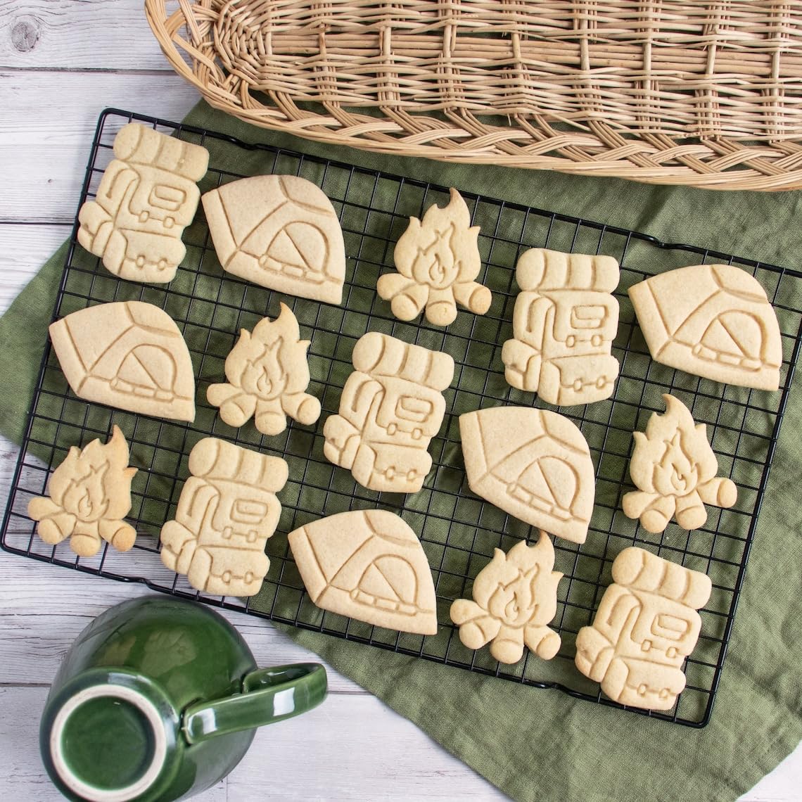 Tent Cookie Cutter for Camping Party Outdoor Adventure Backyard Summer Birthday Campout Countryside Hunt Hiking Themed Biscuit Cutter for Nature and Travel Enthusiasts (ONLY TENT) - Image 4