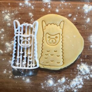 Llama Cookie Cutter Black | Animal Cookie Cutter | Fondant Clay Cutter | Llama Gifts | Animal Lover Gift | DIY Wedding Favor | Llama Birthday Party Favor | Gift for Mom