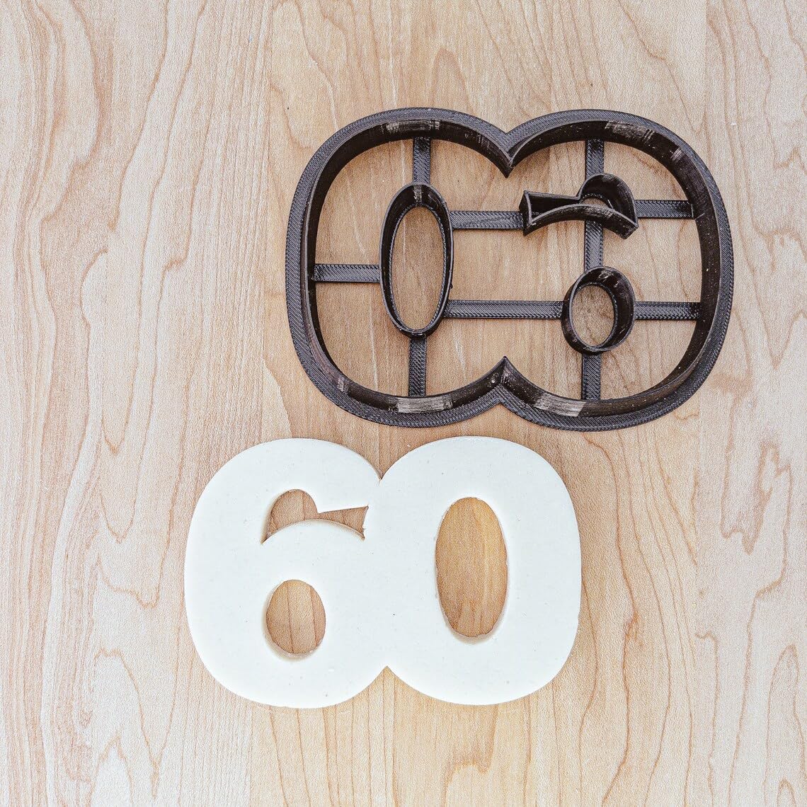60 Number Cookie Cookie Cutter for Milestone Birthday and Anniversary Treats – Perfect for 60th Celebration Cookies, Fondant Designs, DIY Party Favors, and Craft Projects in India - Image 4
