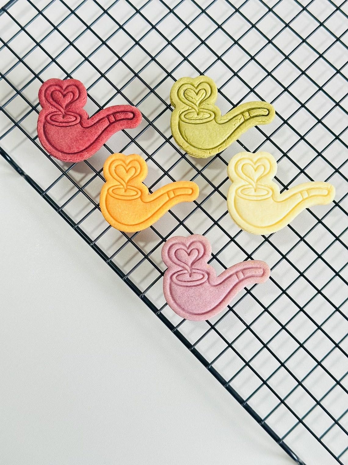 Pipe Cookie Cutter Black cookie, Smoking Pipe Cookie Cutter Stamp Set, Father�s Day Cookie Cutter, Suitable Size Cookie and Fondant Mold, Creative Baking Tool for Dad Gifts - Image 7