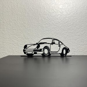 (3598 Geometric Cute Super Car Figure Cookie Abstract Line Art Free-Standing @ Symbol Sculpture Minimalist Tabletop Attractive Free-Standing @ Symbol Sculpture Minimalist