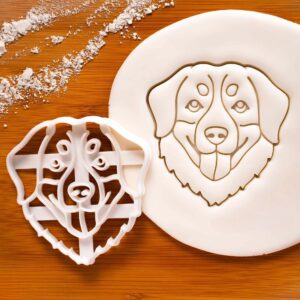 Bernese Mountain Dog Face Cookie Cutter | Bake Adorable Sennenhund Treats for Doggy Parties and Pet Celebrations | Ideal for Dog Lovers and Pet-Themed Events(ONLY FACE)