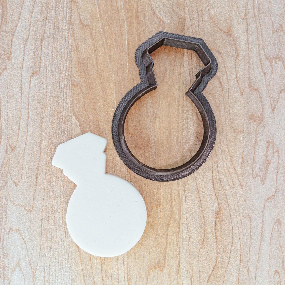 Engagement Ring Cookie Cutter Version 2 Cookie for Fondant Clay Dough, Wedding Ring Shape for Bridal Shower Baking, Proposal and Engagement Party Tool Made in India - Image 4