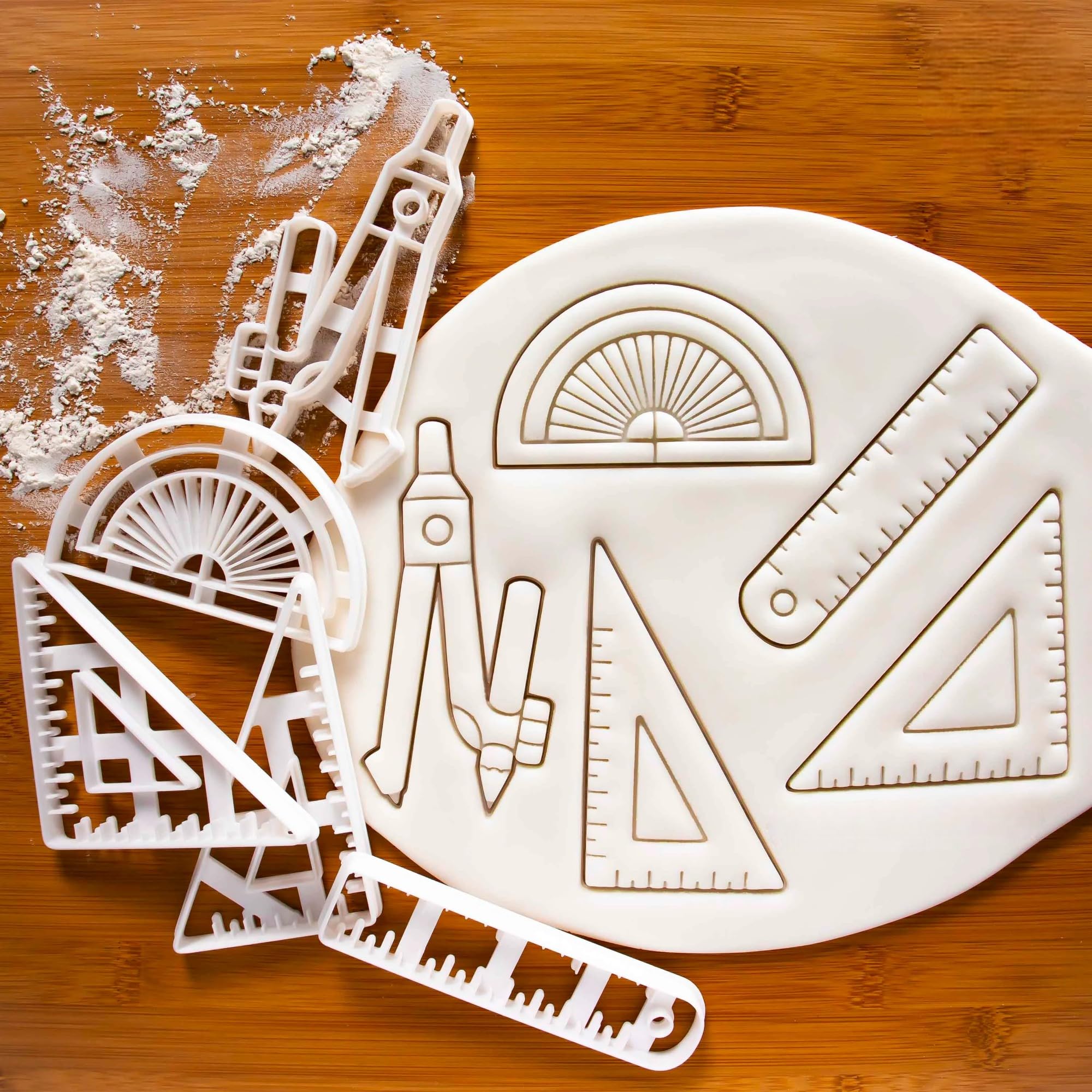 60-Degree Set Square Cookie Cutter | Geometry Biscuit Cutter for Math Teachers, Engineering Projects, and Educational Baking Fun (ONLY 60 DEGREE) - Image 2