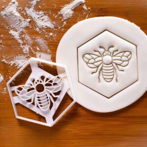 Honey Bee Cookie Cutter Set | Create Buzz-Worthy Honeybee Shaped Biscuits & Cookies | Perfect for Gingerbread, Crafting, and Baking | Ideal for Bee-Themed Parties & Nature Lovers (ONLY BEE)