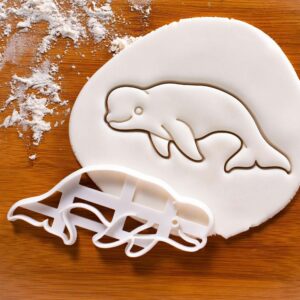 Beluga Whale Cookie Cutter | Arctic Animal Biscuit Cutter for Fondant, Clay, and Conservation-Themed Baking � Ideal for Sea, Cetacean, and Melonhead Designs