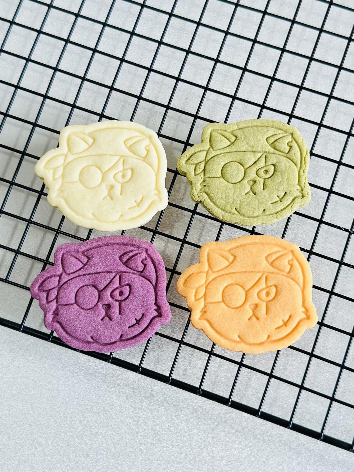 Black Pirate Cat Cookie Cutter Adventure Pirate Kitty Cookie Cutter Stamp Set COOKIE Pirate Cat Baking Tool Fondant Mold for Cookies Cake Decorating Kids Party Favor Home Use India - Image 7