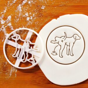 dog peeing cookie cutter | unique medicine shaping mold, creative baking tool homemade pills, fun pet lover kitchen gadget, animal-themed cookie cutter for DIY baking and treats (ONLY PEEING)