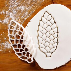 Sugar Pine Cone Cookie Cutter for Christmas Baking - Create Festive Biscuits, Winter Wreath Ornaments, Party Treats, and Holiday Decorations for a Memorable Xmas Celebration (ONLY SUGAR PINE)